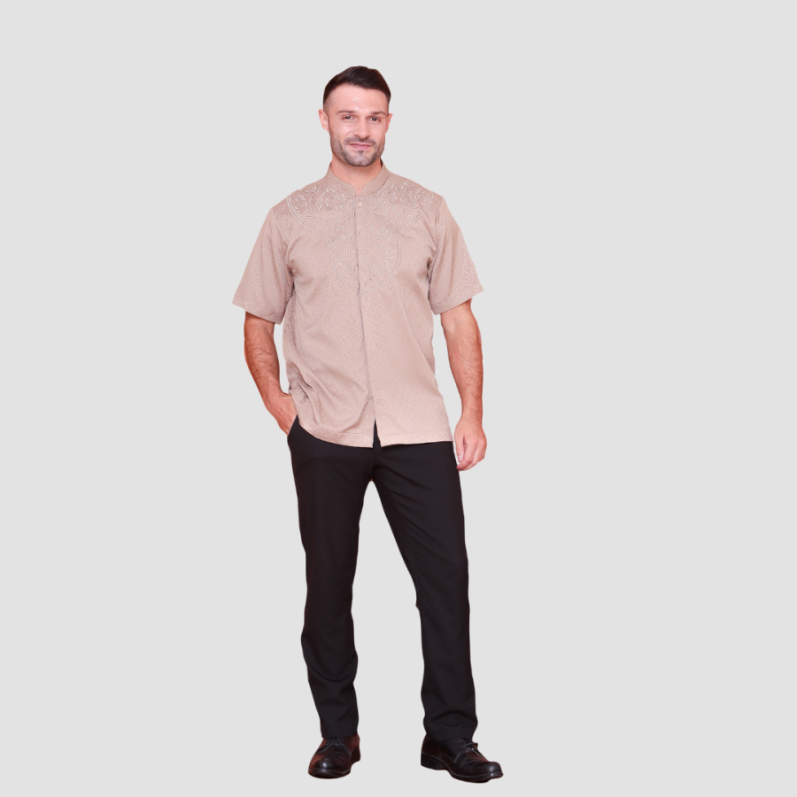 Embroidery Koko Brown