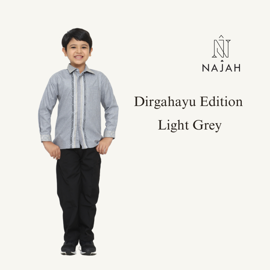 Dirgahayu Edition Kids - Light Grey