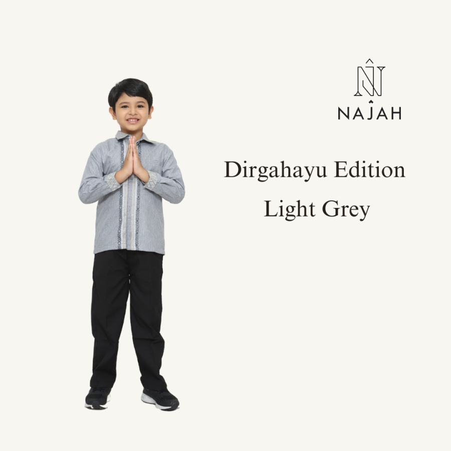 Dirgahayu Edition Kids - Light Grey - Image 2