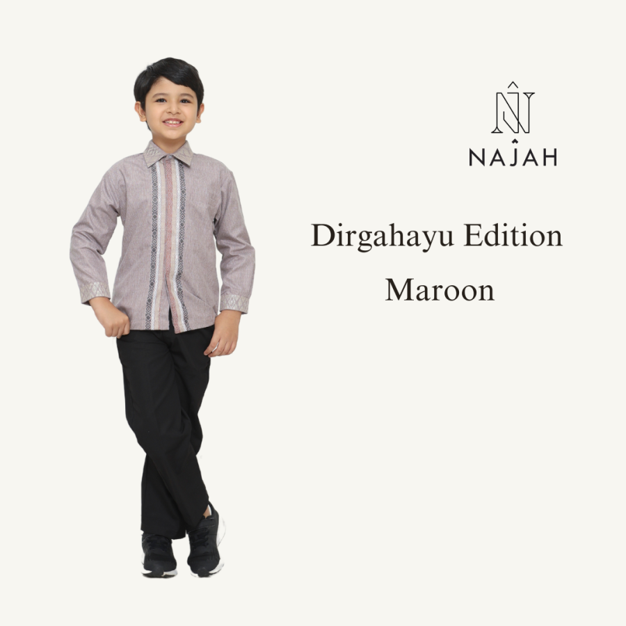 Dirgahayu Edition Kids - Maroon - Image 4