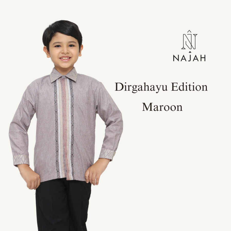 Dirgahayu Edition Kids - Maroon - Image 5