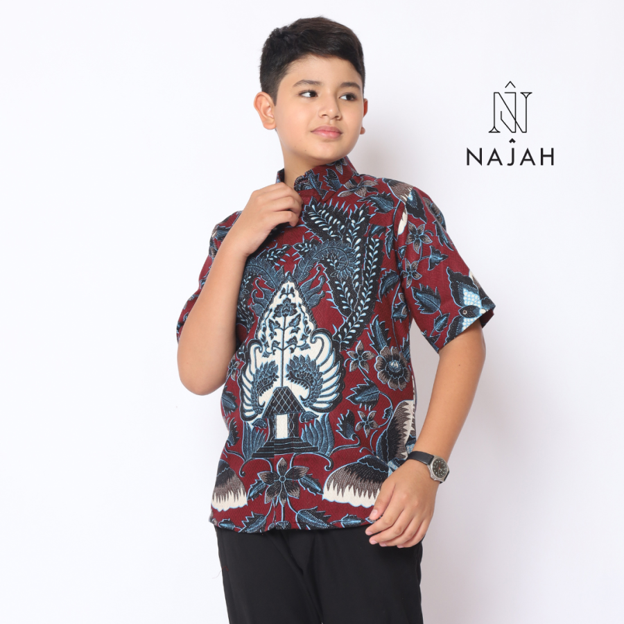 Najah Gautama Batik-Kids Shirt Short Sleeve