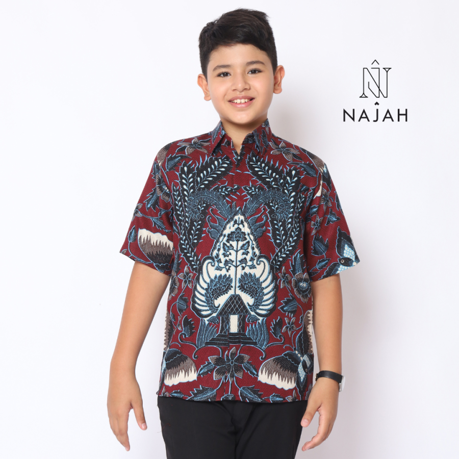 Najah Gautama Batik-Kids Shirt Short Sleeve - Image 4