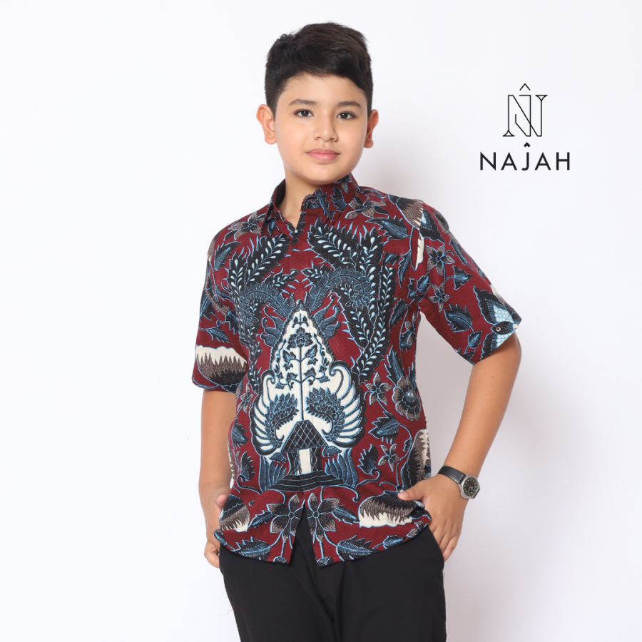 Najah Gautama Batik-Kids Shirt Short Sleeve - Image 2