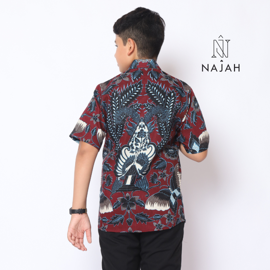 Najah Gautama Batik-Kids Shirt Short Sleeve - Image 5