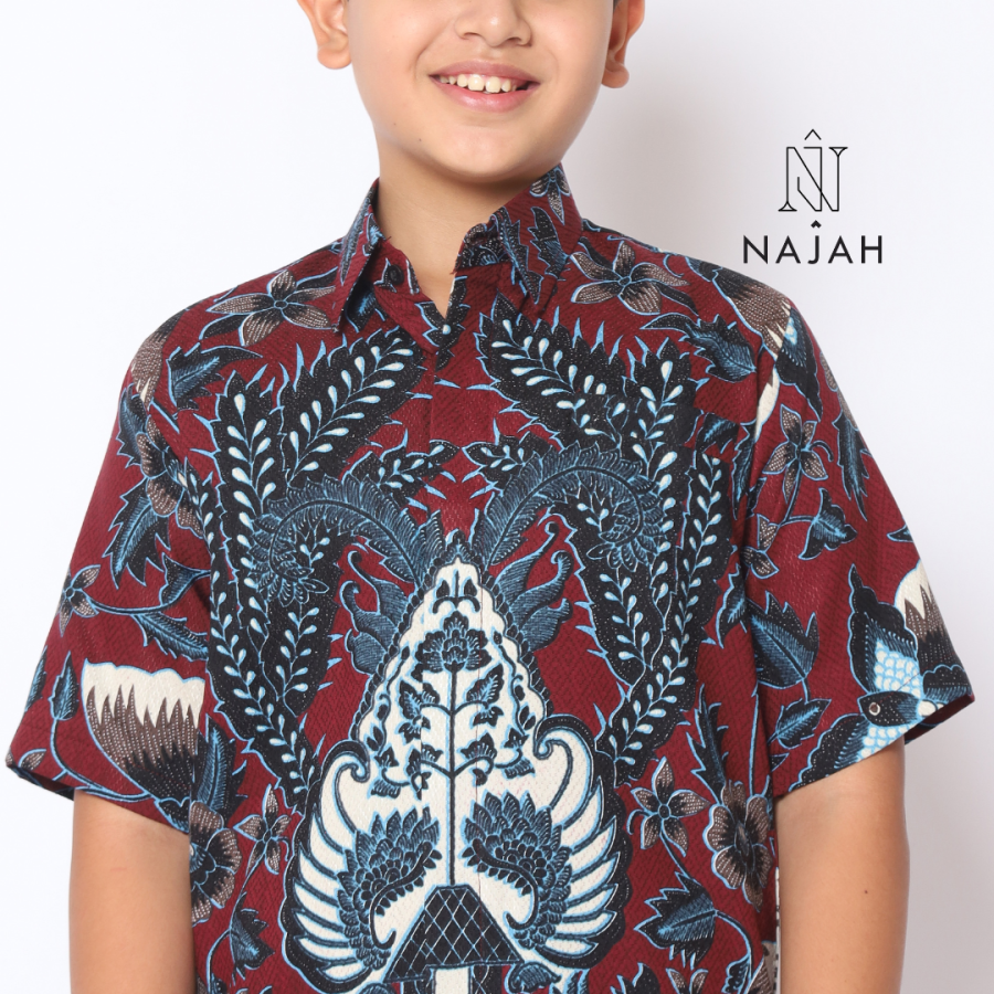 Najah Gautama Batik-Kids Shirt Short Sleeve - Image 6