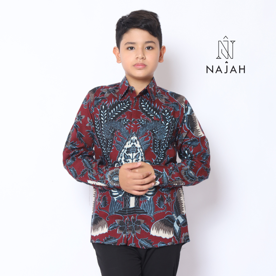 Najah Gautama Batik-Kids Shirt Long Sleeve