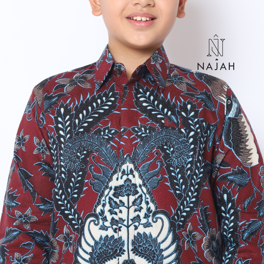 Najah Gautama Batik-Kids Shirt Long Sleeve - Image 2