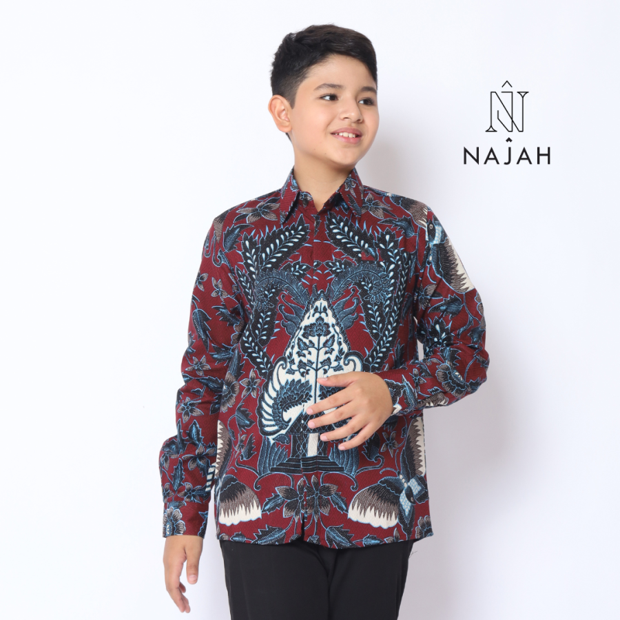 Najah Gautama Batik-Kids Shirt Long Sleeve - Image 3